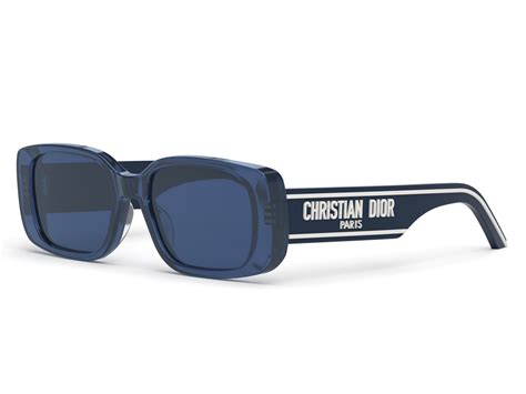 Wildior S2U Blue Rectangular Sunglasses 